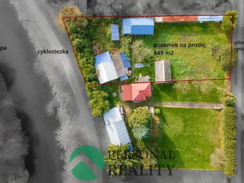 Prodej pozemku pro bydlení, Jaroměř, Náchodská, 849 m2