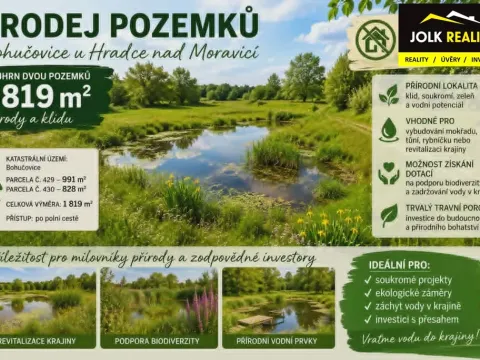 Prodej pozemku, Hradec nad Moravicí - Bohučovice, 1819 m2