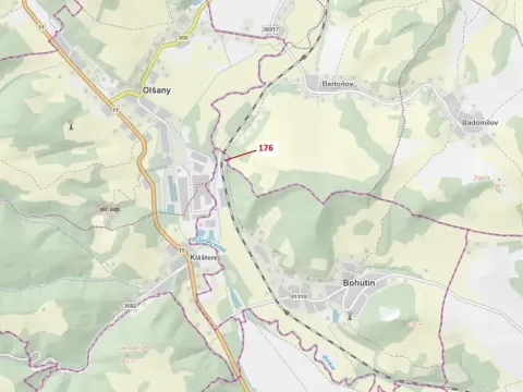 Dražba lesa, Bohutín, 692 m2
