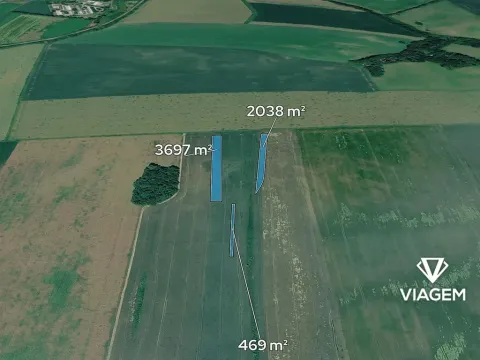 Prodej podílu pole, Němčice nad Hanou, 1088 m2