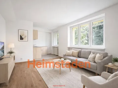 Pronájem bytu 2+kk, Ostrava - Poruba, Dělnická, 39 m2