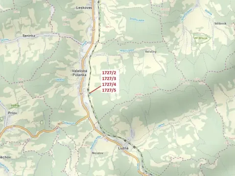 Dražba louky, Valašská Polanka, 2295 m2