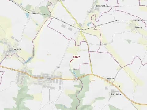 Dražba lesa, Dražice, 316 m2