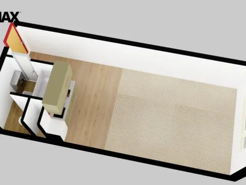 Pronájem bytu 1+kk, Hradec Králové - Nový Hradec Králové, třída Edvarda Beneše, 30 m2