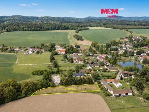 Prodej pozemku pro bydlení, Albrechtice nad Vltavou - Údraž, 2590 m2