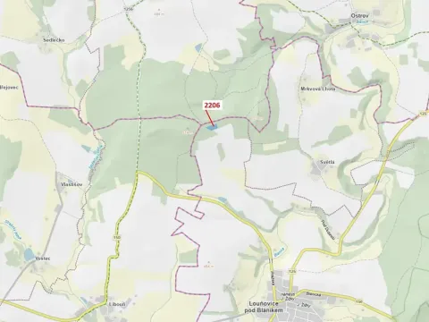 Dražba lesa, Louňovice pod Blaníkem, 4560 m2
