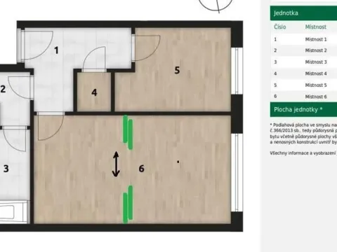 Pronájem bytu 2+kk, Praha - Hostivař, Arnošta Staňka, 49 m2