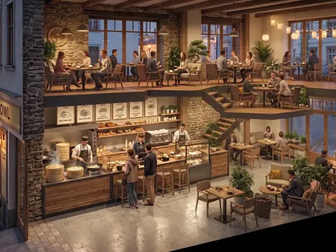 Pronájem restaurace, Praha - Nové Město, Václavské náměstí, 98 m2