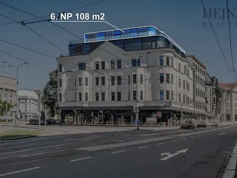 Pronájem kanceláře, Ostrava, náměstí Dr. E. Beneše, 108 m2
