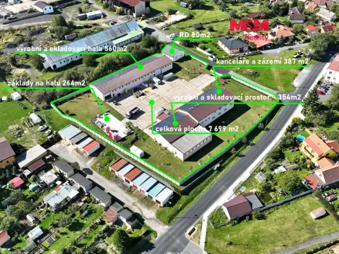 Prodej obchodního prostoru, Zbraslavice, 1381 m2