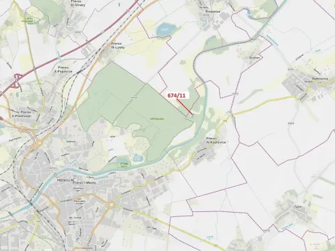 Dražba lesa, Přerov, 1322 m2