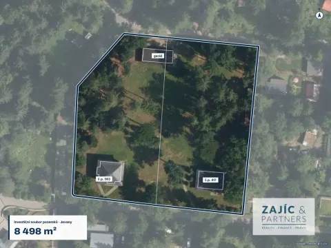 Prodej pozemku pro bydlení, Jevany, Ve Smrčinách, 8498 m2