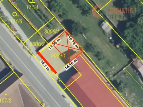 Pronájem komerčního pozemku, Březí, Dunajovická, 149 m2