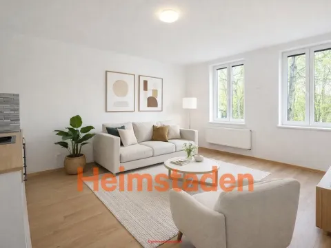 Pronájem bytu 2+kk, Ostrava - Kunčičky, Výhradní, 44 m2