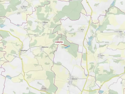 Dražba lesa, Přeborov, 11119 m2