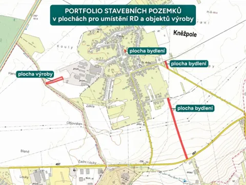 Prodej podílu pozemku pro bydlení, Kněžpole, 1916 m2