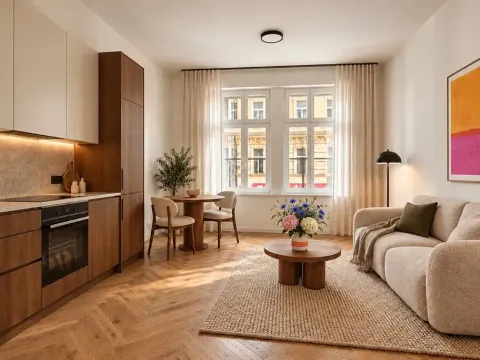 Prodej bytu 2+kk, Praha - Vinohrady, Bělehradská, 45 m2