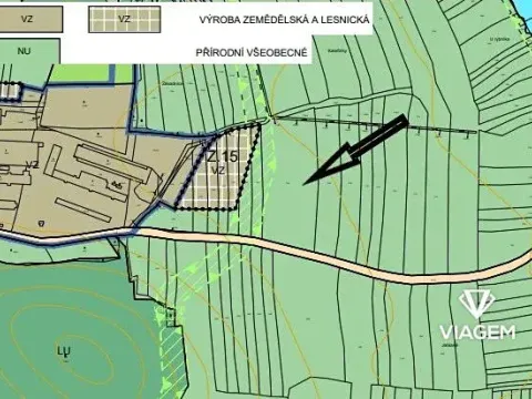 Prodej pole, Brloh, 12576 m2