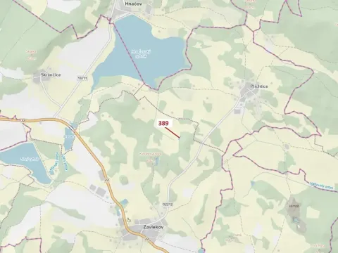 Dražba lesa, Zavlekov, 332 m2