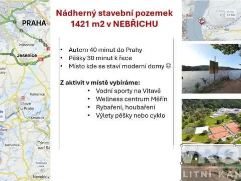 Prodej pozemku pro bydlení, Neveklov, 1421 m2