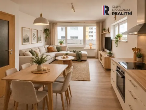 Pronájem bytu 3+kk, Brno - Žebětín, Hvozdecká, 93 m2